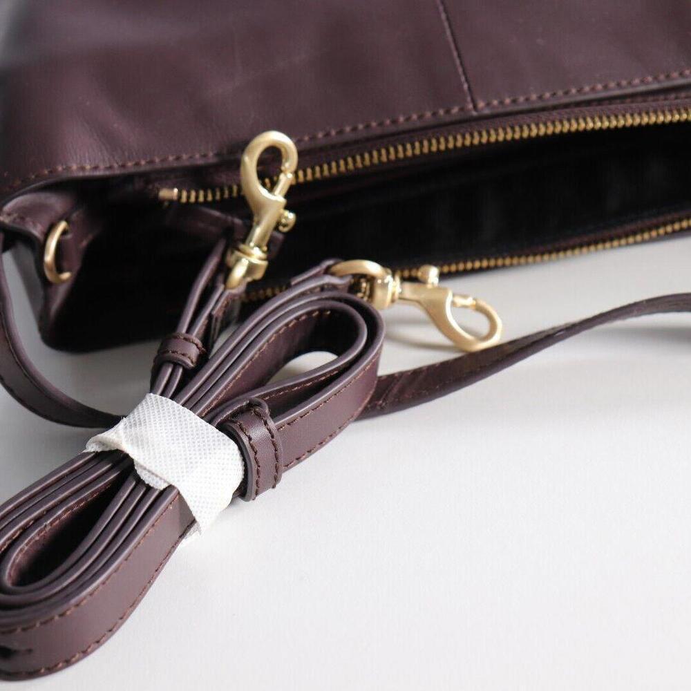 Marks & Spencer Women's One Size Maroon Faux Leather Shoulder Bag - Picture 14 of 15